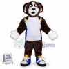 Superb Brown & White Dog Mascot Costume