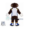 Superb Brown & White Dog Mascot Costume