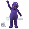 Superb Purple Hippo Mascot Costume