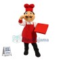 Superb Pizza Chef Mascot Costume