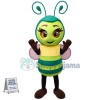 Super Cute Green Bee Mascot Costume