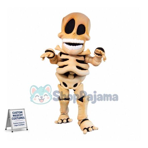 Skeleton Mascot Costume