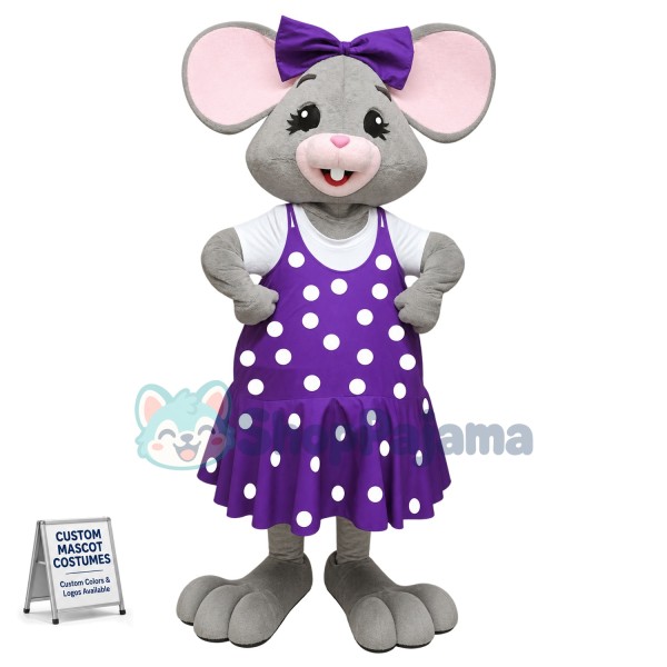 Beautiful Mouse Girl Mascot Costume