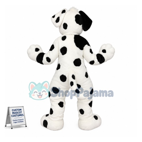 Superb Dalmatian Dog Mascot Costume