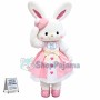 Pink Dress Rabbit Mascot Costume