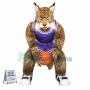 Superb College Bobcat Mascot Costume