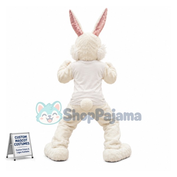 Energetic Bunny Mascot Costume