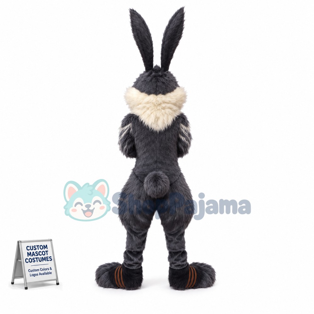 Superb Power Bunny Mascot Costume