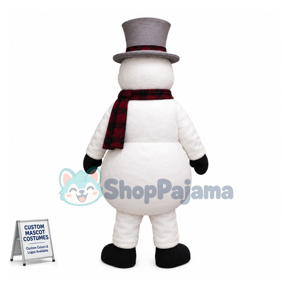 Affordable Friendly Snowman Mascot Costume
