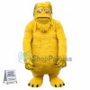 Superb Yellow Monster Mascot Costume