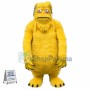 Superb Yellow Monster Mascot Costume