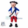 Cute Patriot Mascot Costume