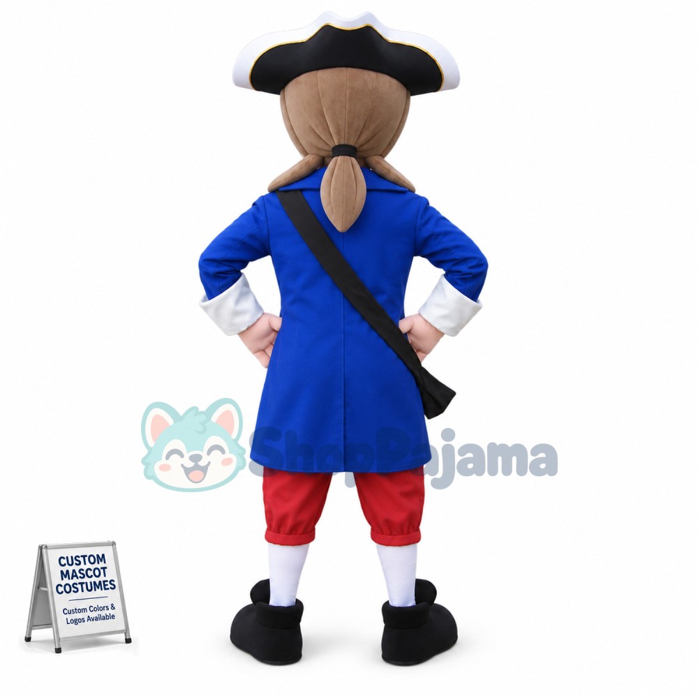 Cute Patriot Mascot Costume