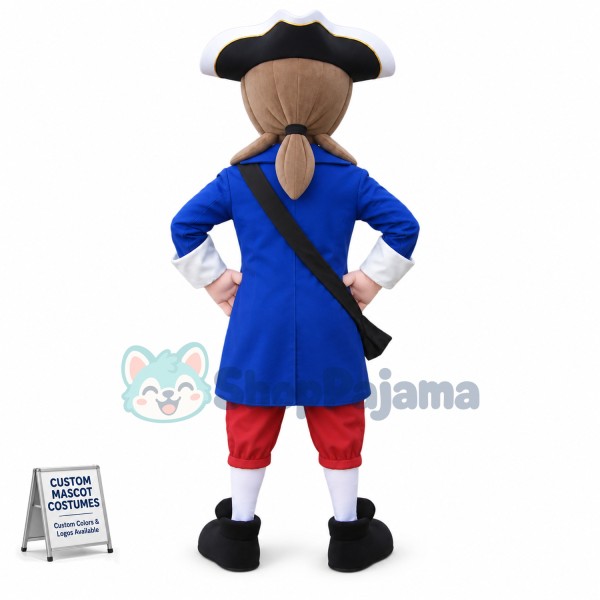 Cute Patriot Mascot Costume