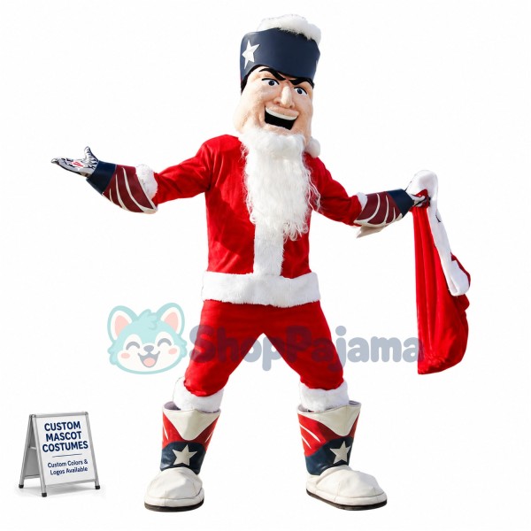 Christmas Patriot Mascot Costume