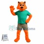 Superb Orange Cat Mascot Costume