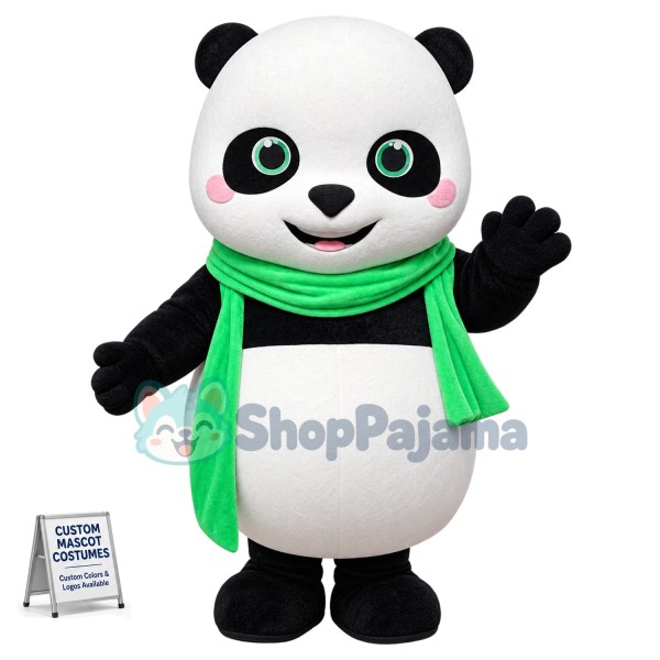 Superb Happy Panda Mascot Costume