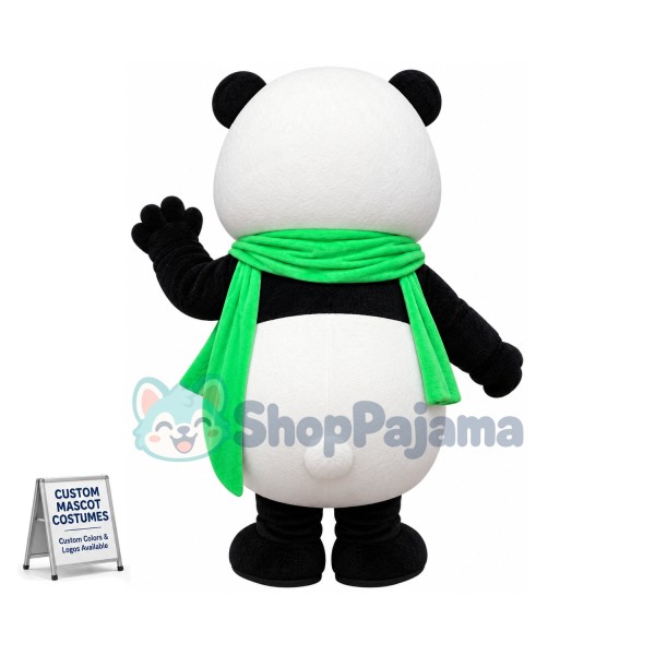 Superb Happy Panda Mascot Costume