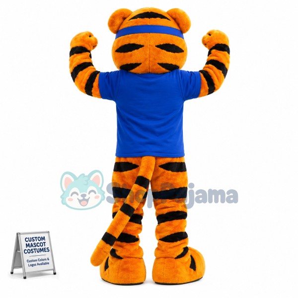 Superb School Sport Tiger Mascot Costume