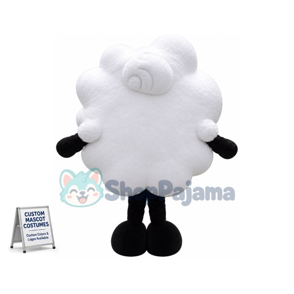 White Cloud Mascot Costume