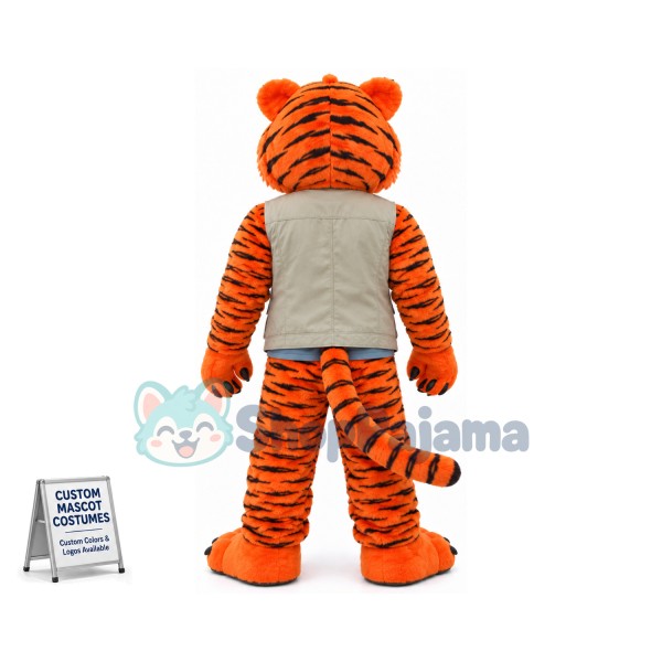 Superb Power Tiger Mascot Costume