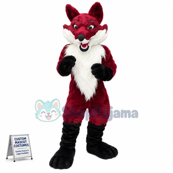 Superb Red Fox Mascot Costume
