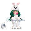 Easter Green Wendell Rabbit Mascot Costume