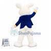 Blue Suit Easter Bunny Mascot Costume