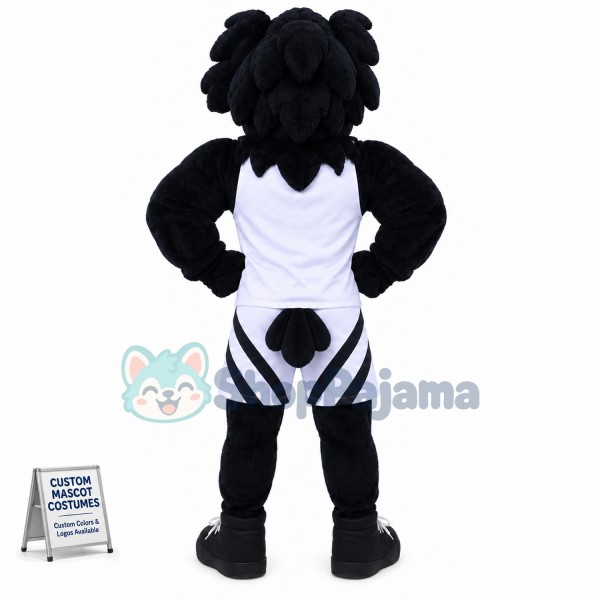 Black College Hawk Mascot Costume