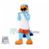 Blue Sport Eagle Mascot Costume