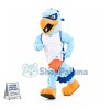 Blue Sport Eagle Mascot Costume
