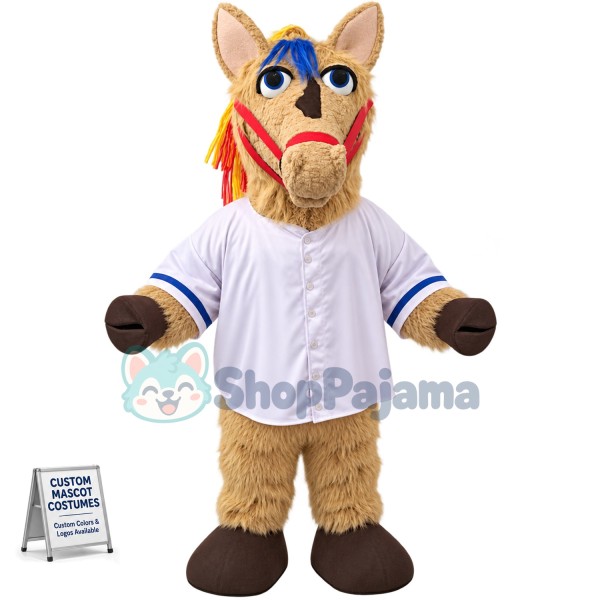Superb Lightweight Sport Horse Mascot Costume