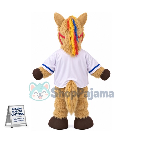 Superb Lightweight Sport Horse Mascot Costume