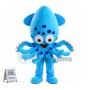 Blue Squid Mascot Costume