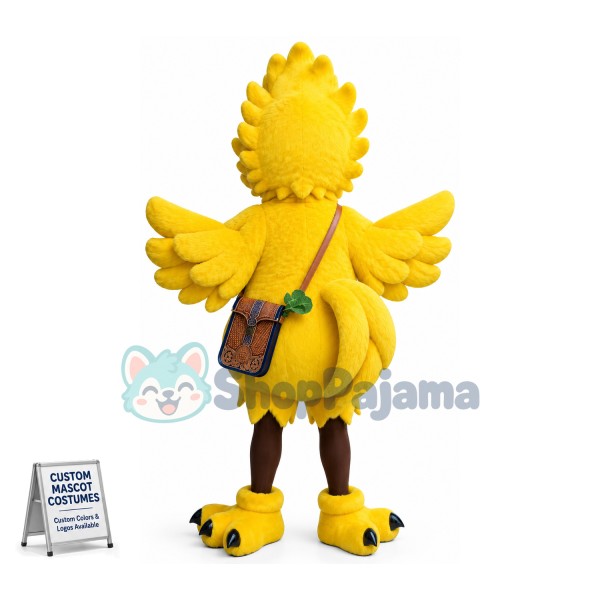 Superb Yellow Parrot Mascot Costume
