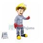 Professional Fireman Mascot Costume