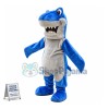 Superb Lightweight Blue Shark Mascot Costume