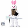 Red Eye Easter Bunny Mascot Costume