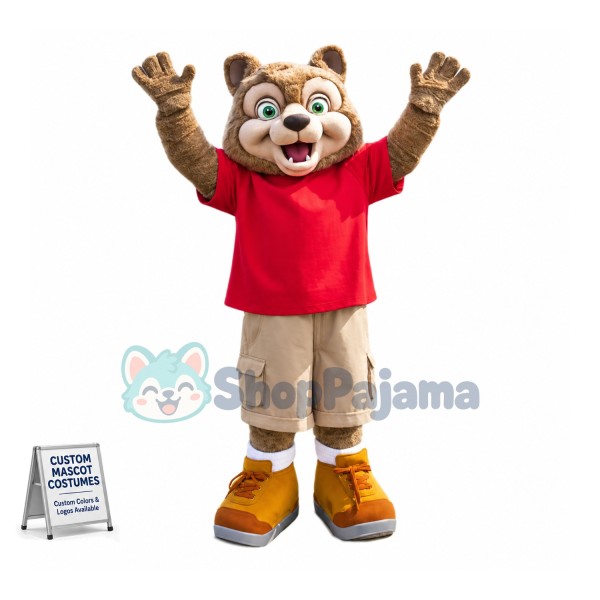 Superb Wiley the Wolf Mascot Costume