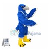 Superb Blue Eagle Mascot Costume