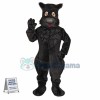 Superb Cute Black Dog Mascot Costume