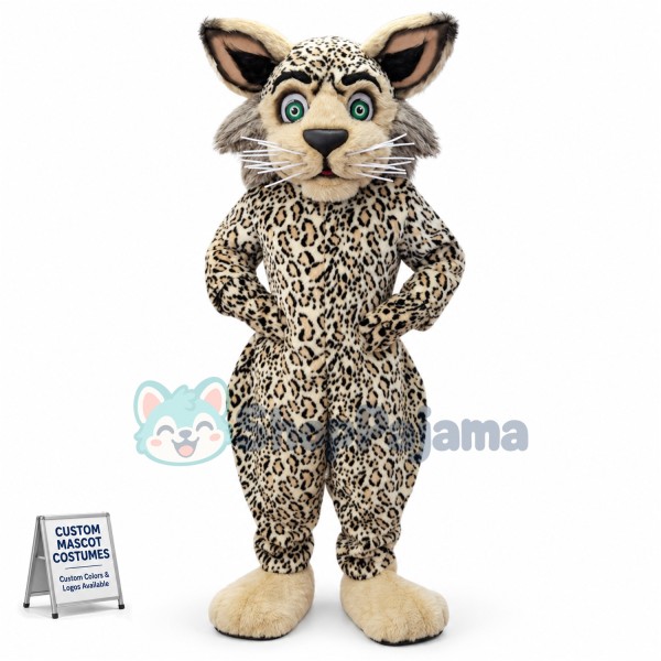 Superb Friendly Leopard Mascot Costume
