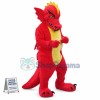 Superb Red Dragon Mascot Costume