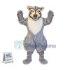 Superb Fierce Realistic Wolf Mascot Costume