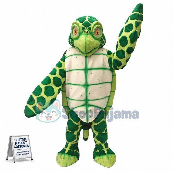 Superb Sea Turtle Mascot Costume