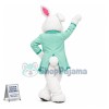 Green Easter Wendell Rabbit Mascot Costume
