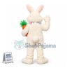 Happy Easter Bunny Mascot Costume