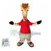 Superb Realistic Giraffe Mascot Costume