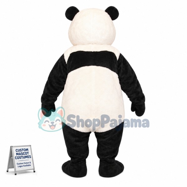 Superb Realistic Panda Mascot Costume