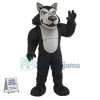 Black Power Fierce Wolf Mascot Costume